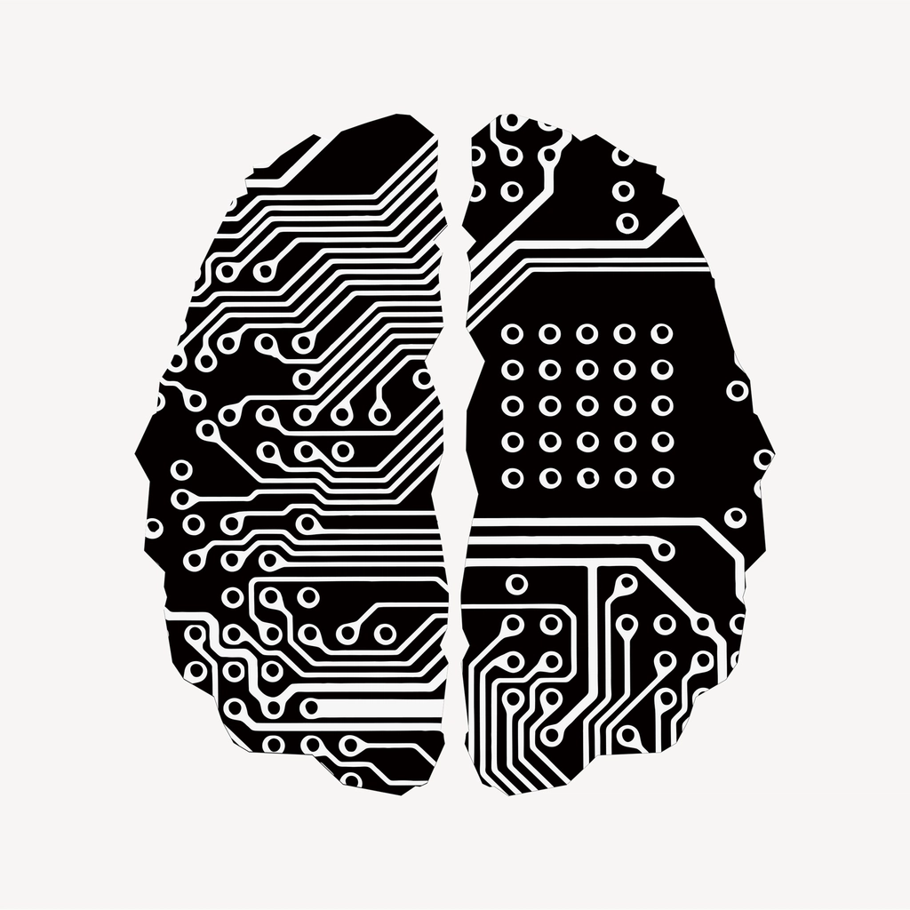 AI brain Image describing generative AI on a21.ai